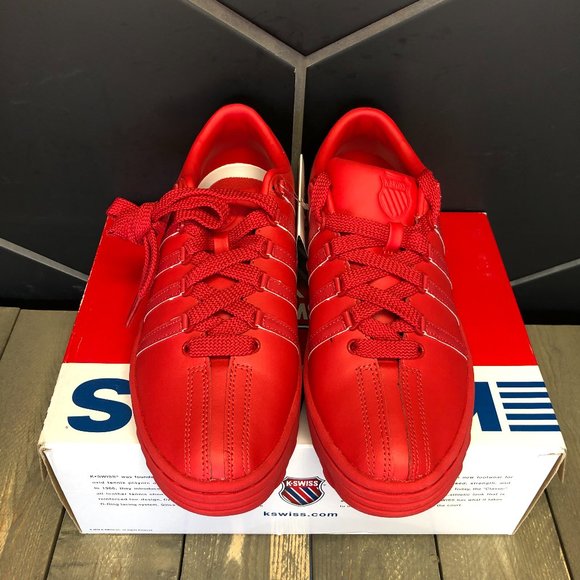 K-Swiss 'North Classic' Red (Multiple Sizes) - Picture 3 of 5